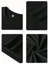 Women 2024 New Autumn & Winter Slogan & Coconut Tree Graphic Round Neck Long Sleeve Loose Casual T-Shirt